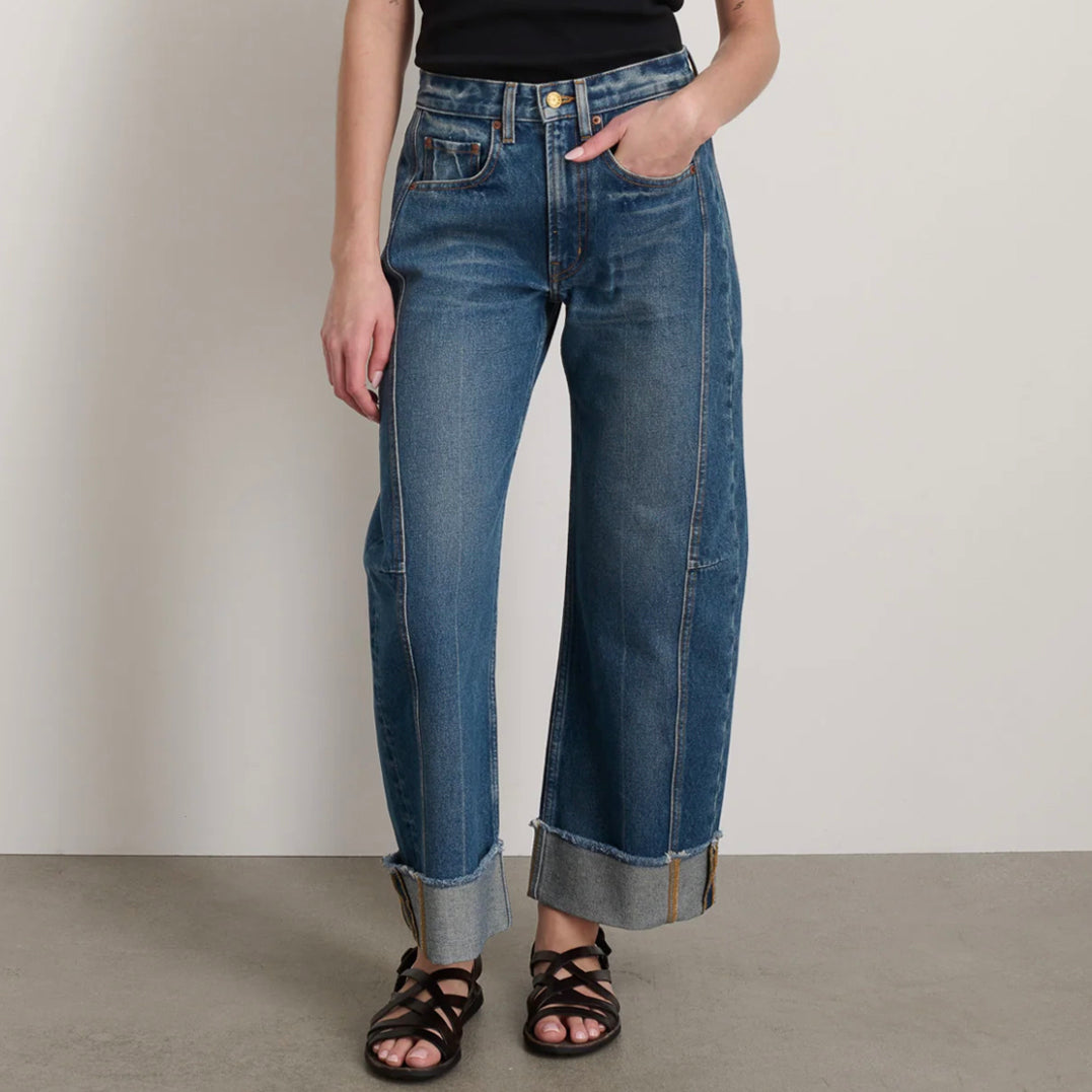 Relaxed Lasso Cuffed Jeans Vista Blue - COMING SOON – Misia