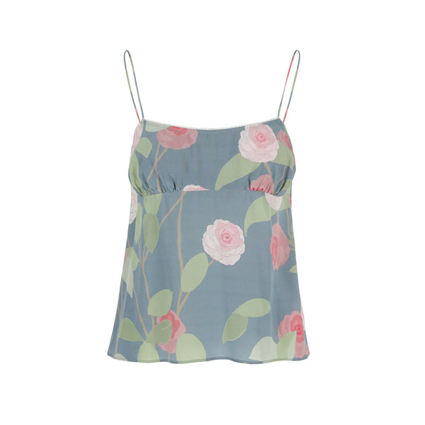 Cami Ripley in Camelia blue