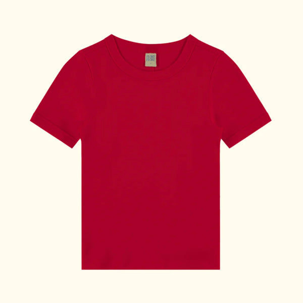 CAR TEE IN RED