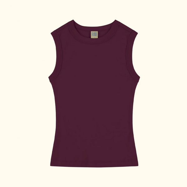 ESMÉ TANK IN PLUM