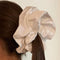 Scrunchie in White Taffeta